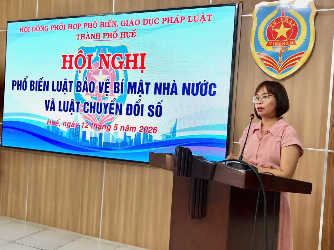 Hội đồng phối hợp phổ biến, giáo dục pháp luật thành phố tổ chức Hội nghị phổ biến Luật Bảo vệ bí mật Nhà nước và Luật Chuyển đổi số